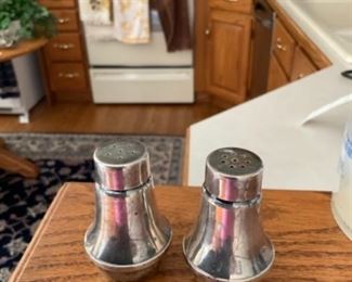 Duchin weighted sterling salt and pepper shakers