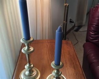 (RS) Baldwin Smithsonian heavy candle sticks - pair