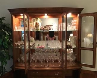 More Fostoria and a set of Elegant Etched Glass 