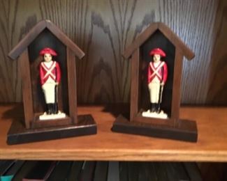 British red coat figures -pair