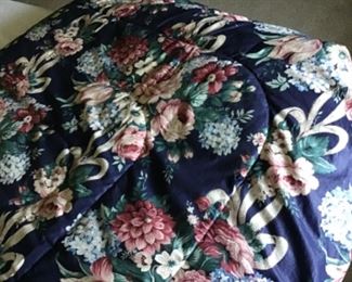 King Floral Comforter