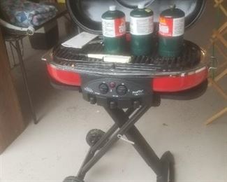 Coleman Road Trip Grill with 3 Propane Canisters 