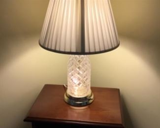 table lamp also  w/ light in base