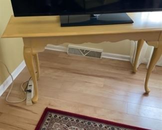 Blonde Console Table 54 inch by 16 inches