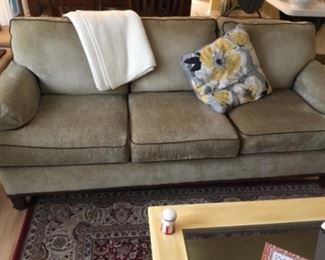 Smith Brothers tan upholstered Couch