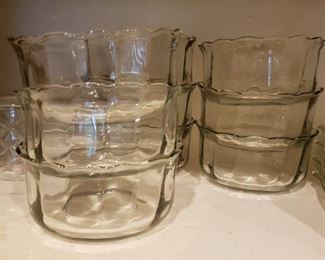 9 glass bowls