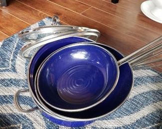 Set of 6
Royal blue blue pans