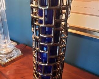 Golden vase 16 inches tall