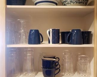Kitchen misc.. cups bowls etc