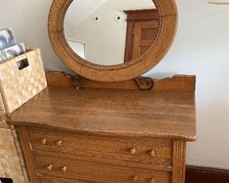 We have a nice selection of antique oak furniture