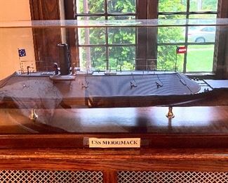 USS Merrimack by William E Hitchcock purchased at Christie’s.  