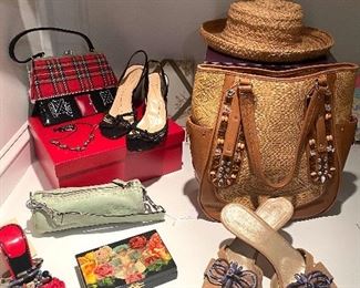 Unusual Selection of Handbags and Sandals