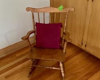 beautiful child's rocker