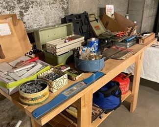 Tile, fishing and fasteners 