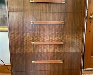 Five drawers with bakelite pulls