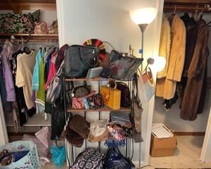 Assortment of handbags