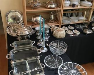 An entertainers aream. Serving pieces