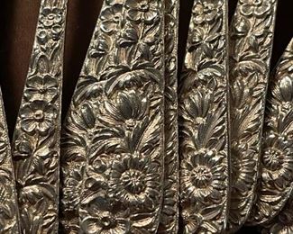 S Kirk & Sons STERLING Flatware - Repoussé Pattern