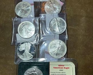 SILVER American Eagles