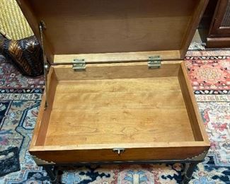 BOMBAY Nesting Trunk / Tables On Metal Bases