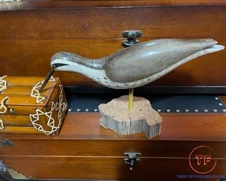 Signed Duck Decoy by Michael Wilson