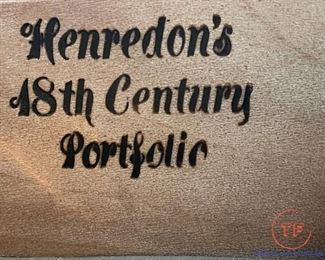 HENREDON 18th Century Portfolio Mahogany Breakfront / Hutch