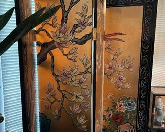 4 Panel Coromandel Lacquer Screen