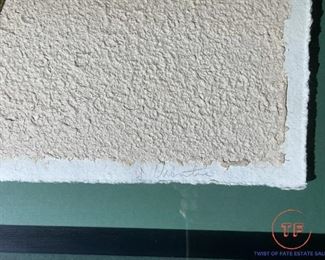 J. VALENTINE Abstract Metal Relief Framed Sculpture