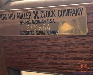 HOWARD MILLER Grandfather Clock