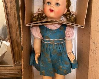 1950's Ideal's Saucy Walker Doll in Original Box