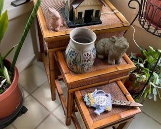 Bamboo Nesting Tables