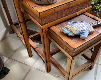 Bamboo Nesting Tables