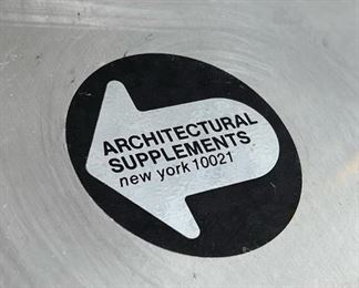 MCM Architectural Supplements Large Brass Planters