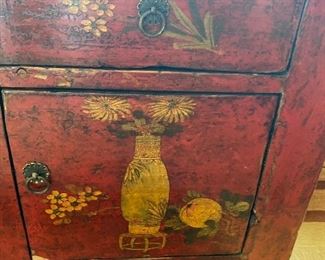 OLD PAINTED CABINET
