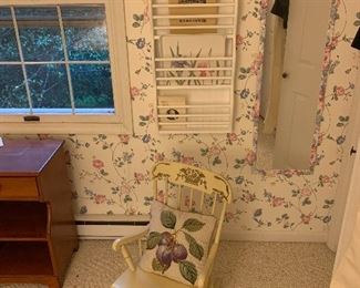 Bedroom 3
Hitchcock style rocking chair 