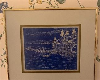 Bedroom 3
Woodcut by David Patrick 1979