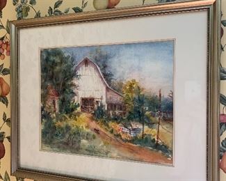 Dining Room 
Watercolor by Jana Kolowrat Laxa