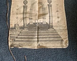 Case Table 
Masons Leather Apron/Wall hanging 