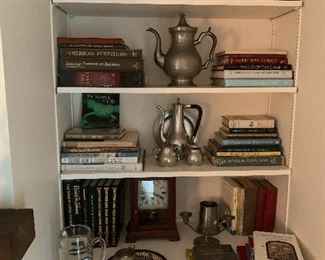 Family Room 
Books, Pewter Items