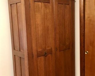 antique armoire with shelving inside (not for TV)