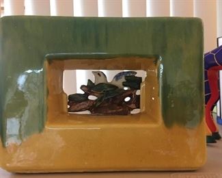 vintage pottery vase