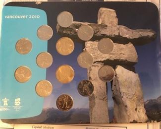 2010 Vancouver Olympics Canadian collector coins