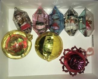 vintage plastic ornaments