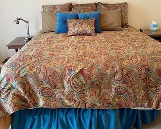 Custom Pillows & Bedspread for King Size Bed