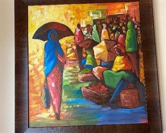 Art Work of The Capital City of Ethiopia, “Addis Ababa”.