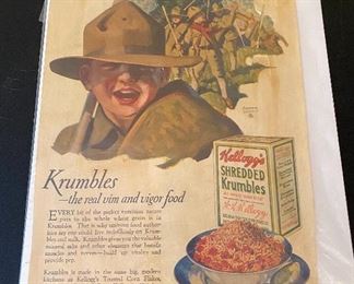 Vintage Kellogg's Advertising Page