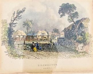 Close up of Silchester Hants print