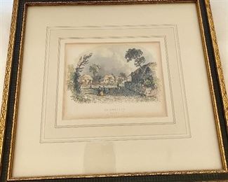 Framed Print of Silchester Hants "1890"
