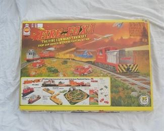 $125 obo -HO Fire-fox complete and unused trainset by AHM with alomost all internal packaging undisturbed, box in very good condition. Also have  other HO trains and accessories