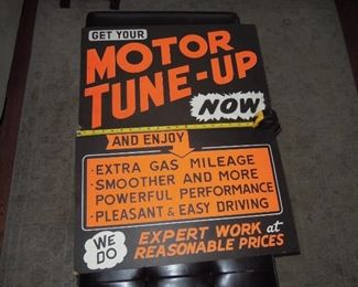 $50 obo -Two very cool vintage auto repair shop signs from  the 1960's.